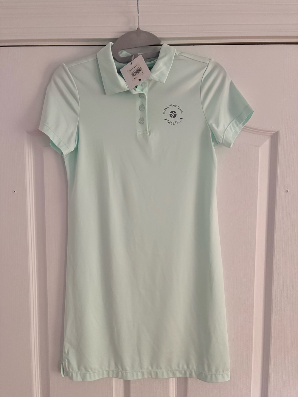 Girls' Mint Polo Dress - Athletic Style